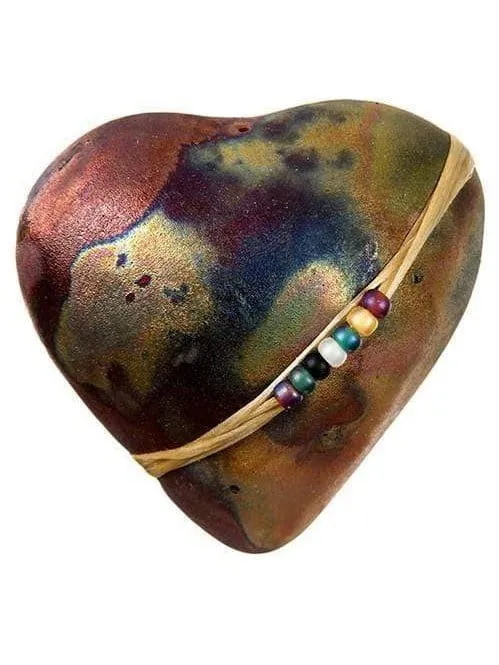 Raku Heart Rattle