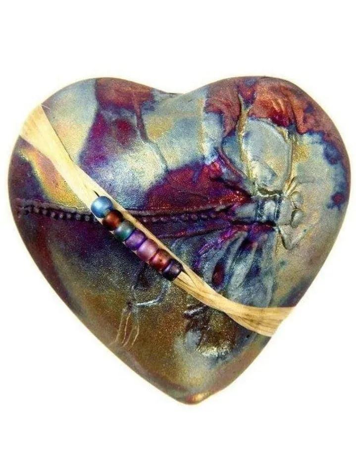 Raku Heart Rattle