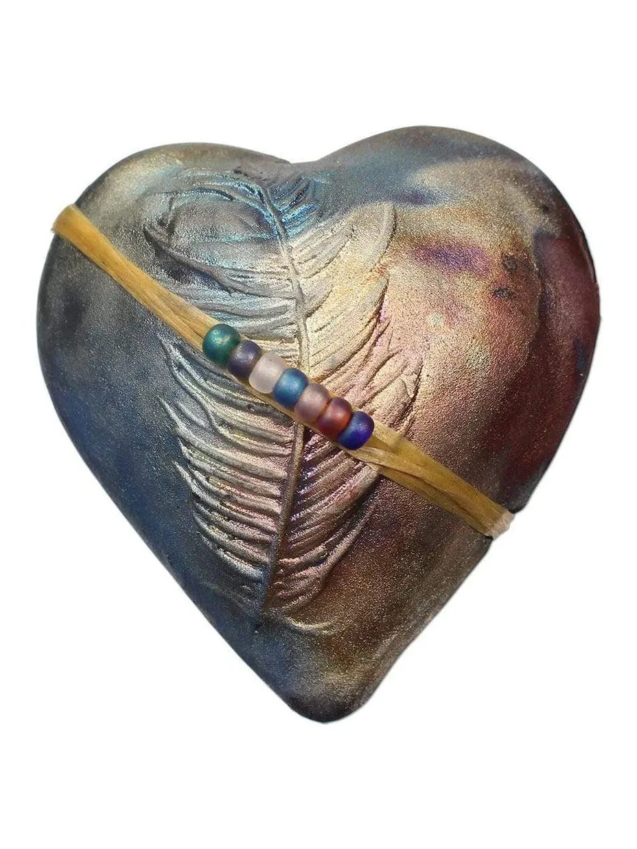Raku Heart Rattle