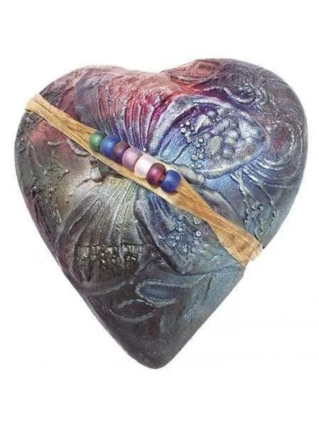 Raku Heart Rattle