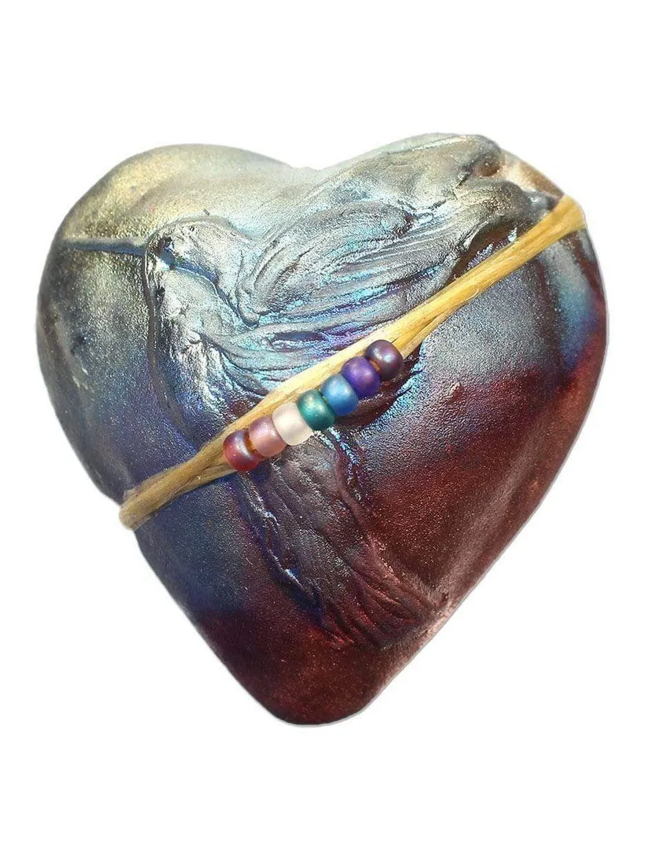 Raku Heart Rattle