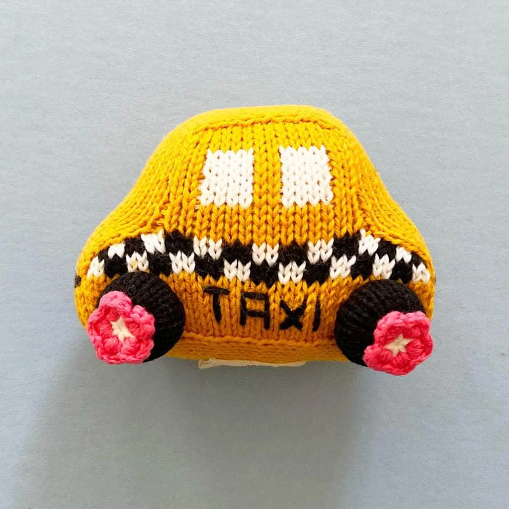 Rattle Toy Taxi for Newborn Babies | Organic