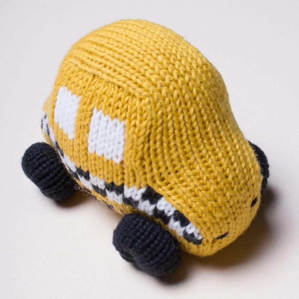 Rattle Toy Taxi for Newborn Babies | Organic