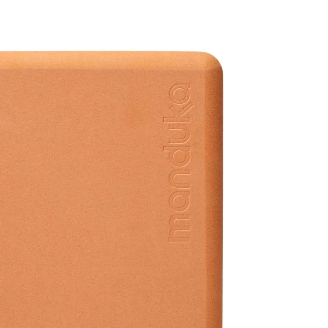 RECYCLED FOAM BLOCK - PAPAYA - 4 INCHES
