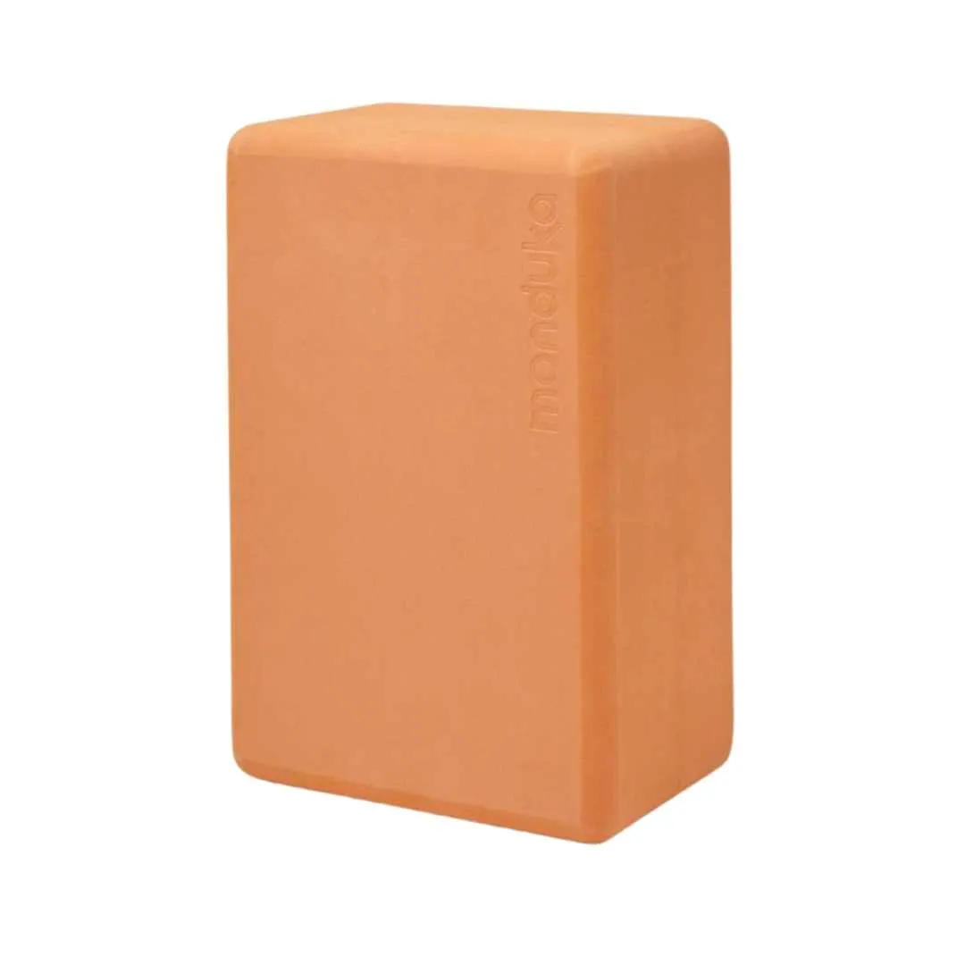 RECYCLED FOAM BLOCK - PAPAYA - 4 INCHES