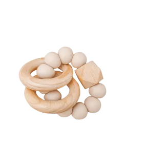 Sawyer XL Teething Rattle - Oat