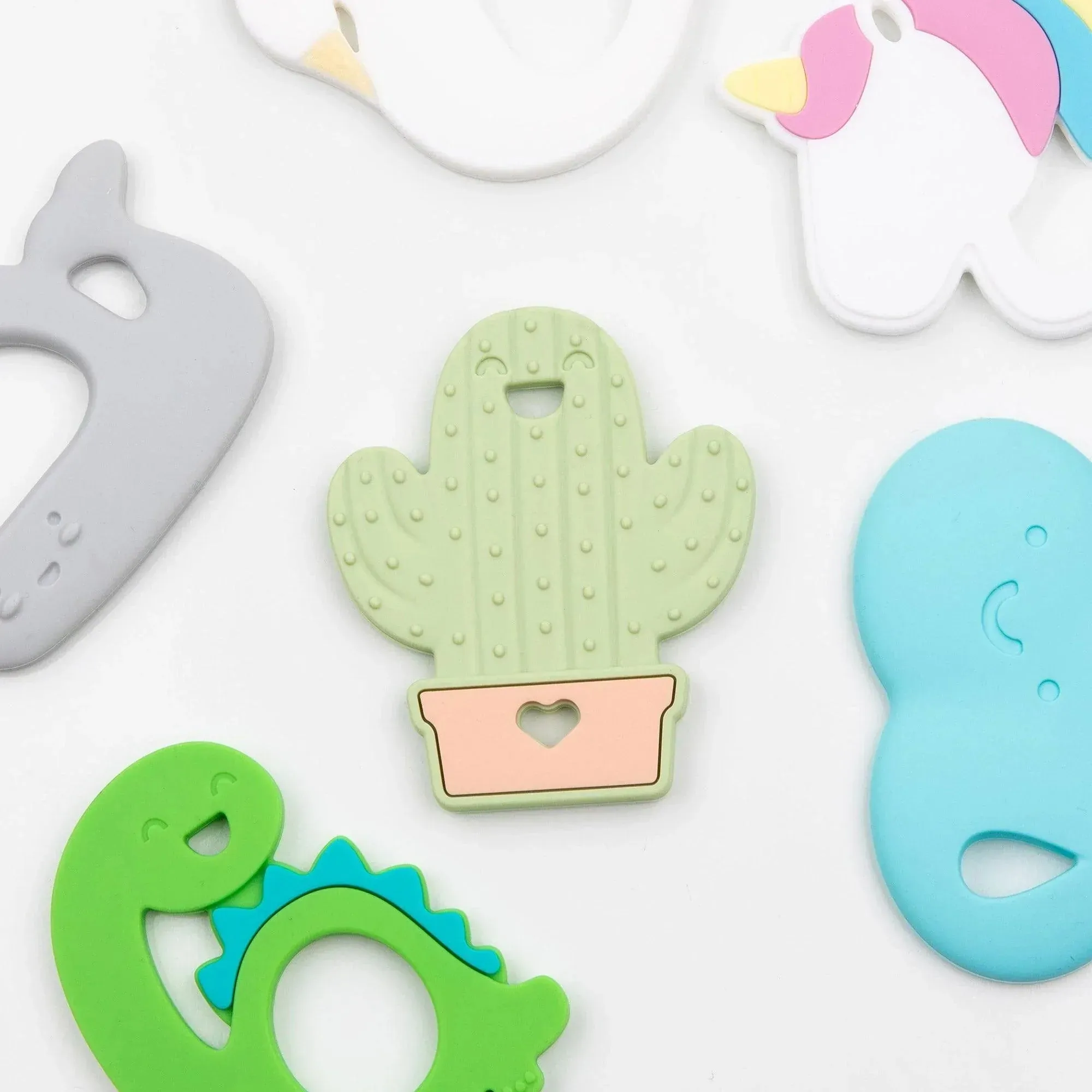 Silicone Teether: Cactus