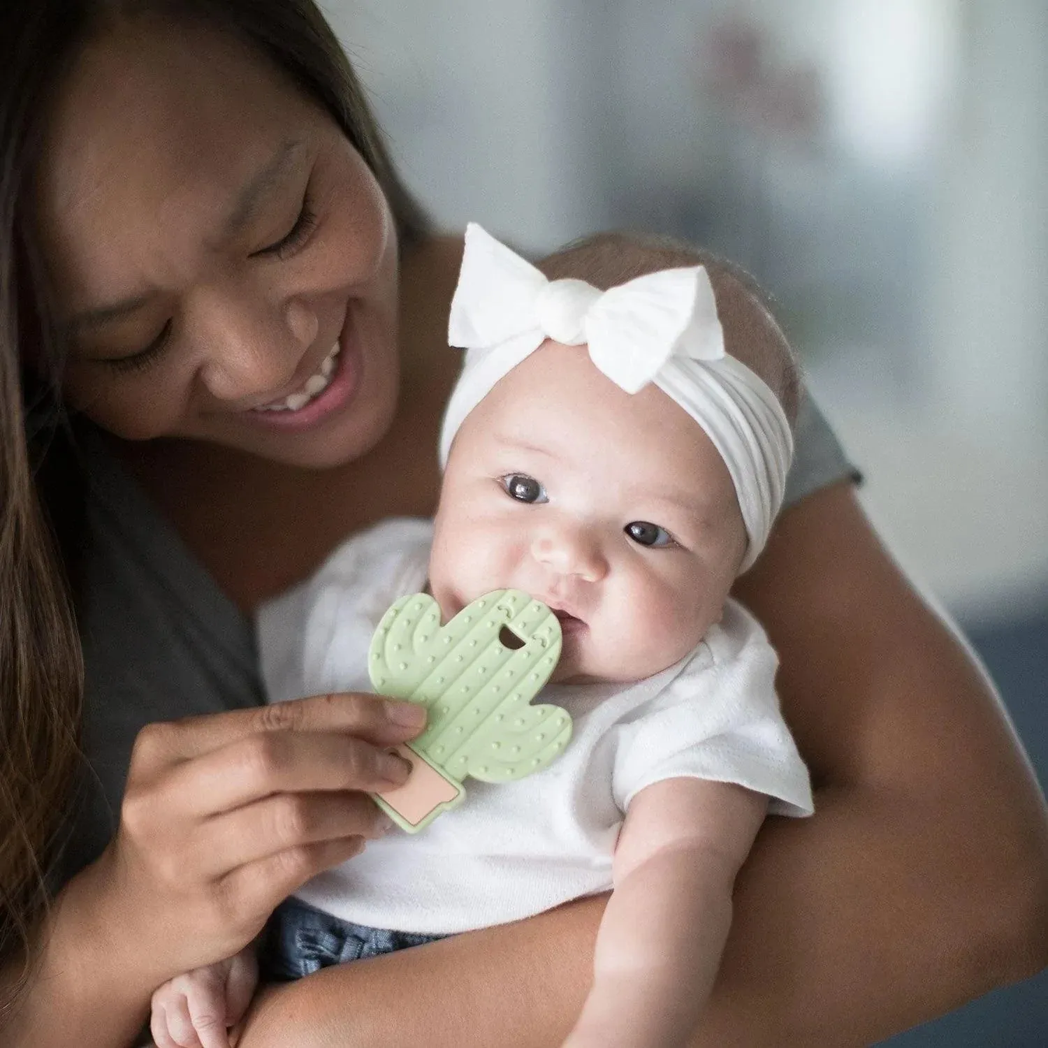Silicone Teether: Cactus