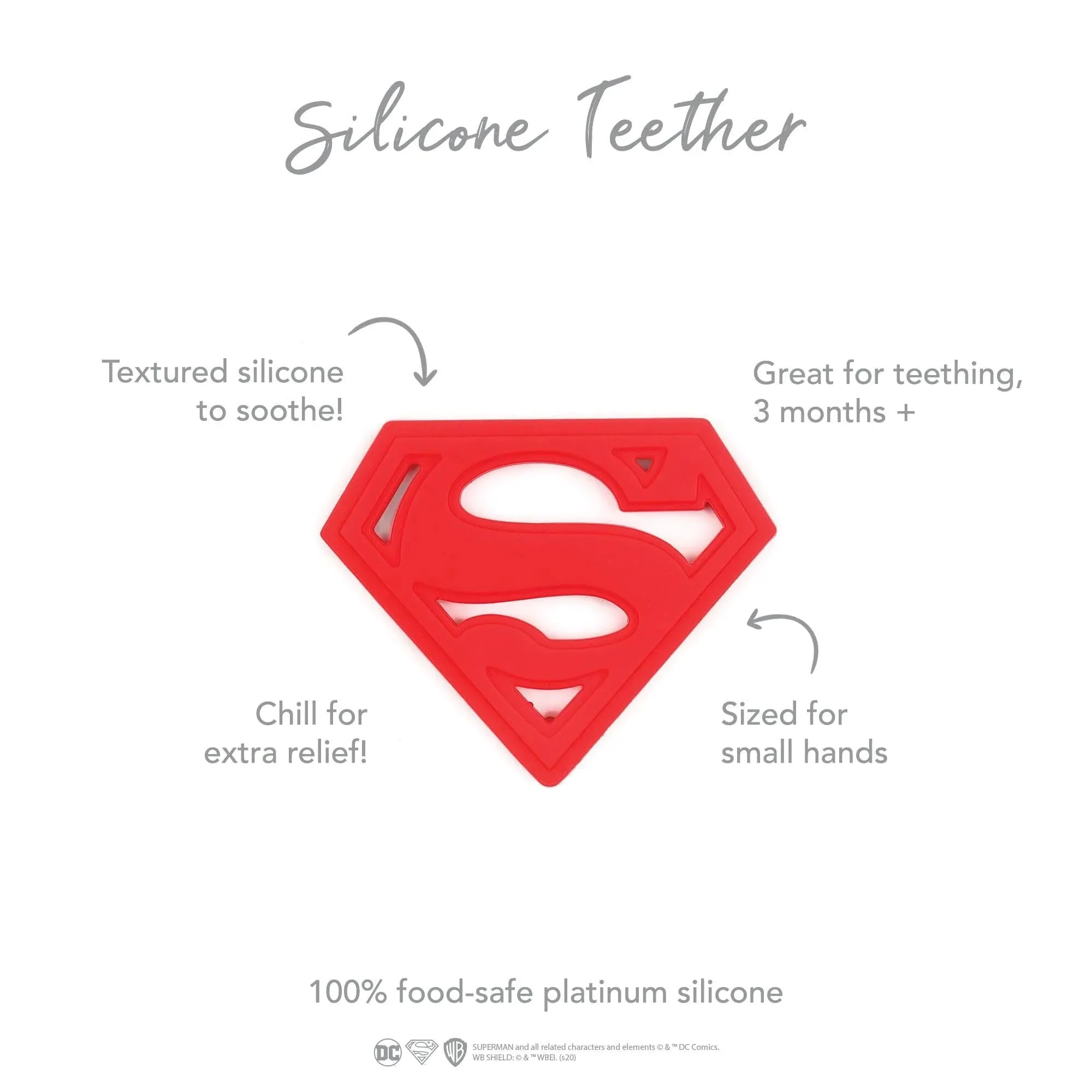 Silicone Teether: Superman