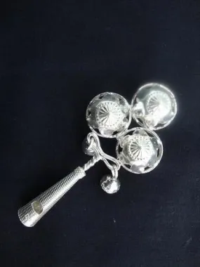 Silver Baby Rattles