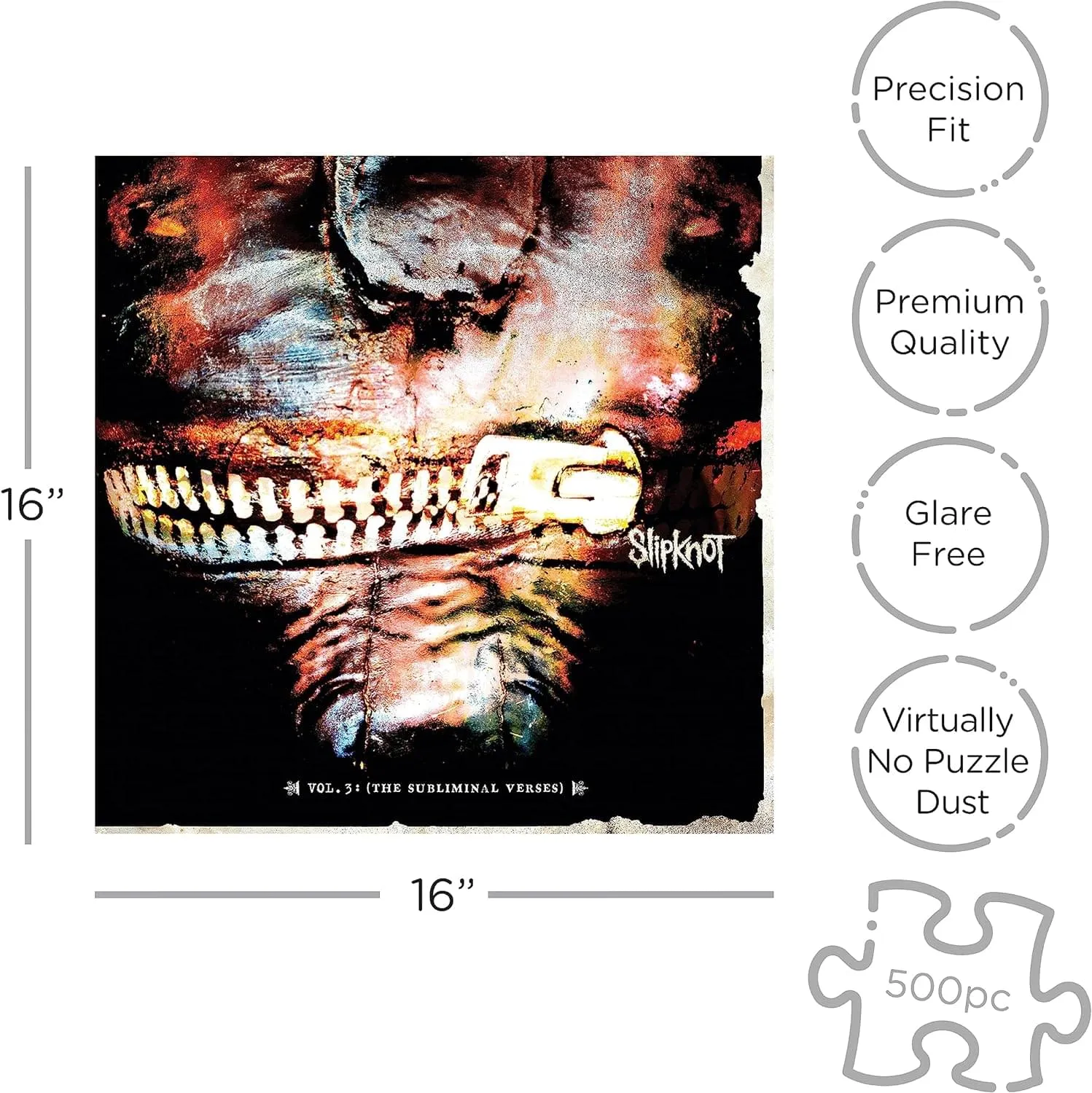 Slipknot Vol 3 The Subliminal Verses 500 Piece Jigsaw Puzzle