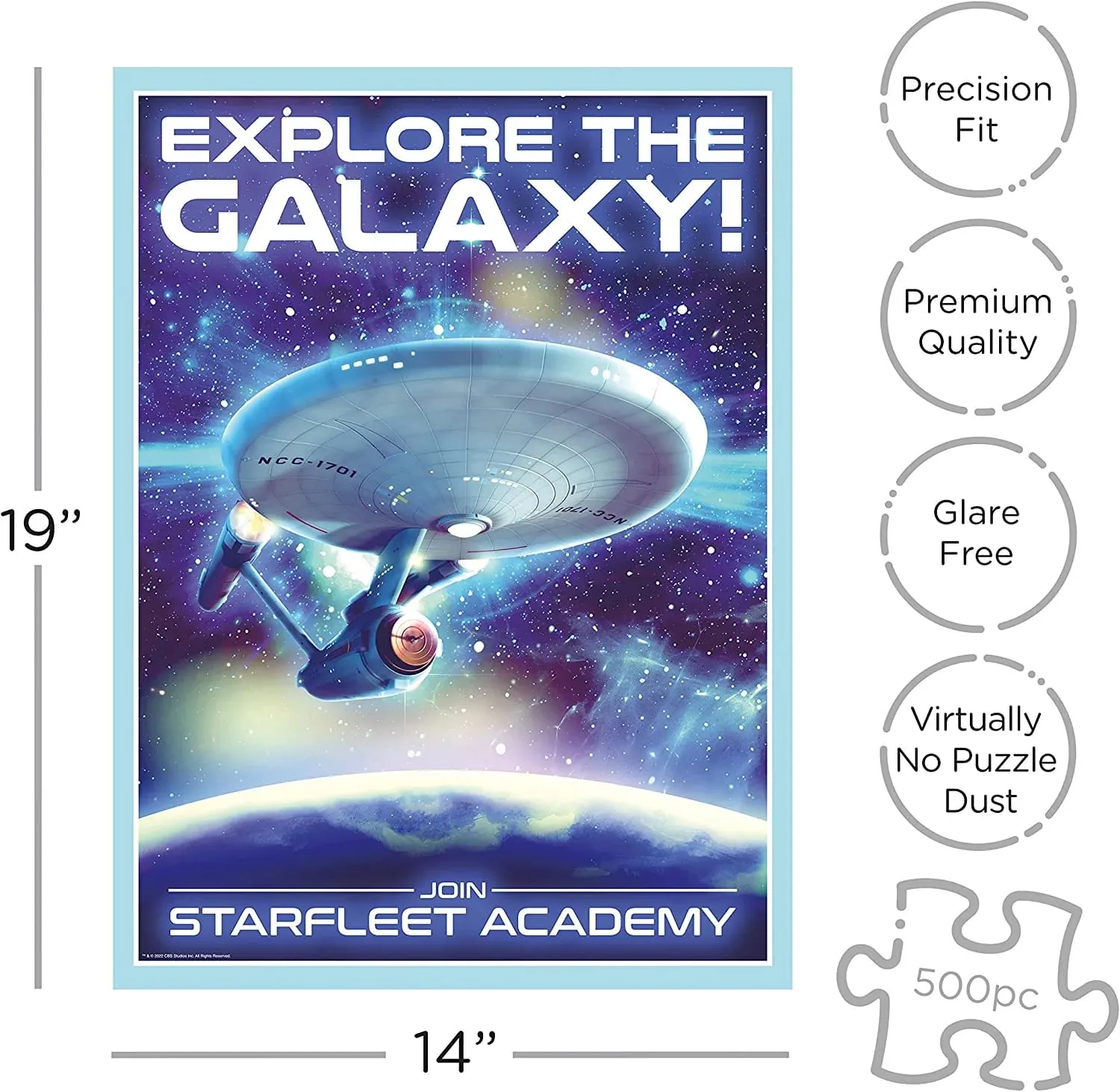 Star Trek Travel 500 Piece Jigsaw Puzzle