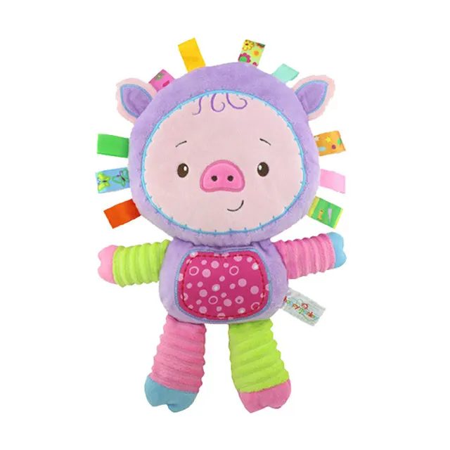 Stuffed Animal Soft Baby Rattles Toy