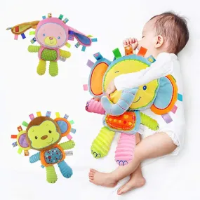 Stuffed Animal Soft Baby Rattles Toy