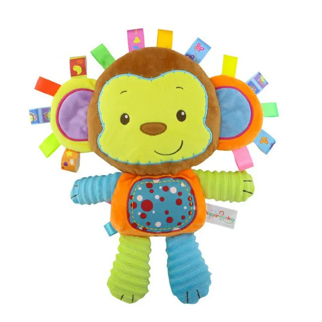 Stuffed Animal Soft Baby Rattles Toy