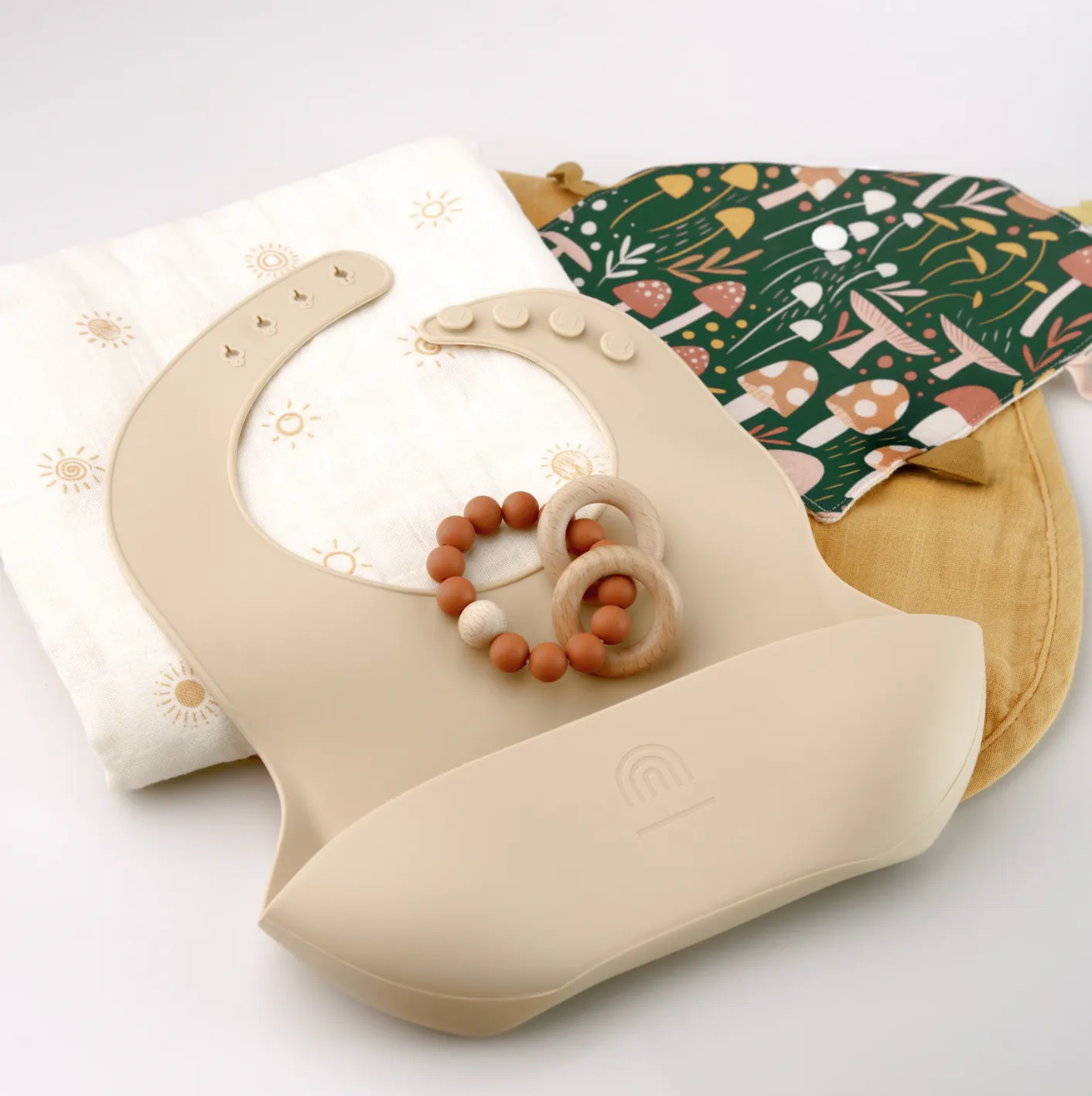 terracotta · wood   silicone teether