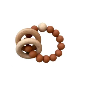 terracotta · wood   silicone teether