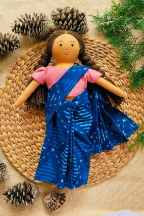 The Good Gift,  Single Doll, Nilah Saree, Cotton Fabric Toy