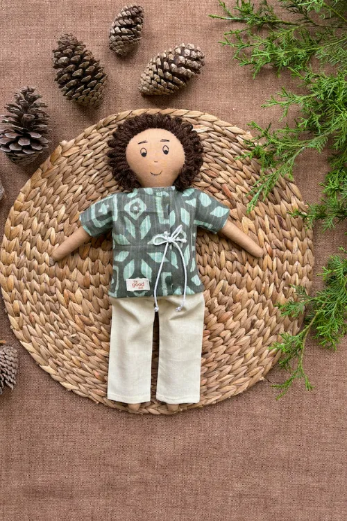 The Good Gift, Single Doll,Jiten, Cotton Fabric Toy