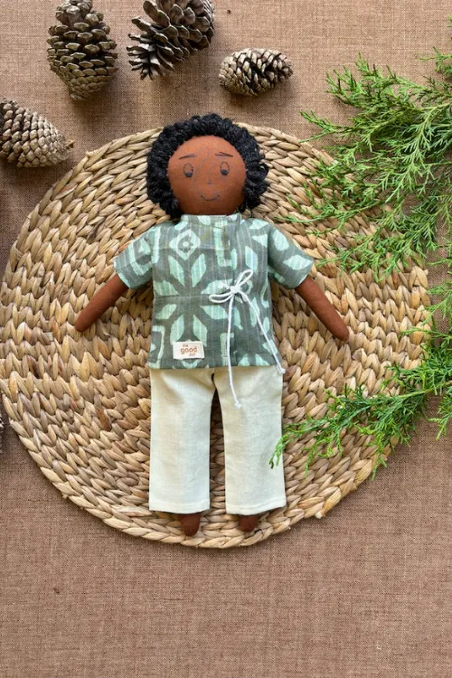 The Good Gift, Single Doll,Jiten, Cotton Fabric Toy