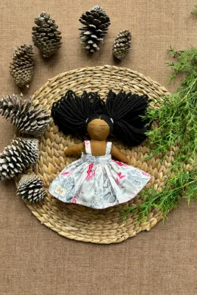 The Good Gift, Single Doll,Kiara, Cotton Fabric Toy