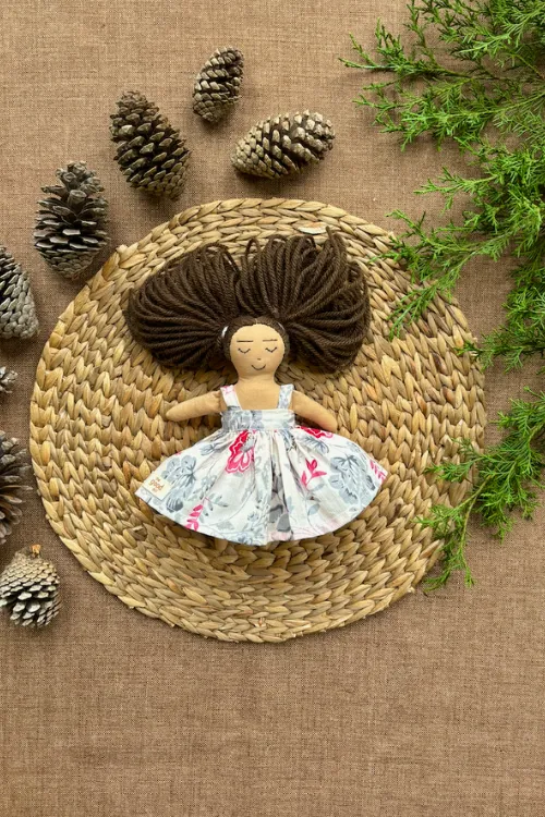 The Good Gift, Single Doll,Kiara, Cotton Fabric Toy