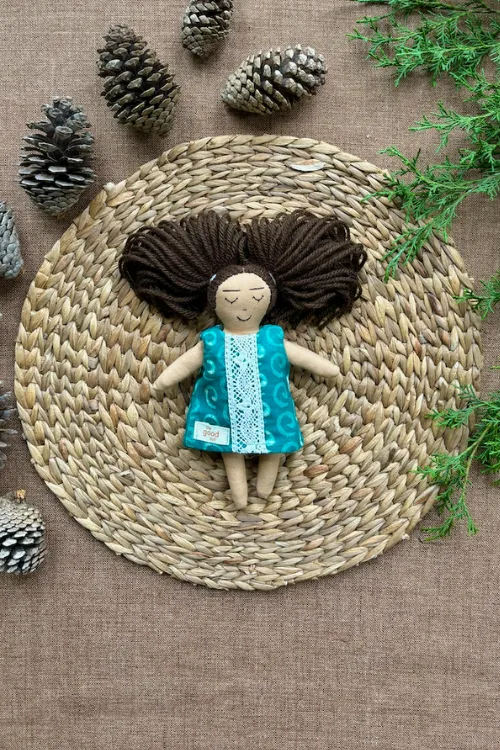 The Good Gift, Single Doll,Lavanya, Cotton Fabric Toy