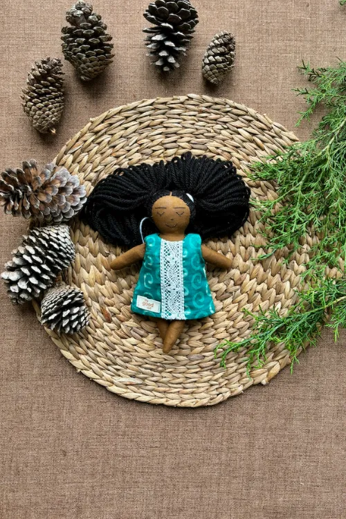 The Good Gift, Single Doll,Lavanya, Cotton Fabric Toy