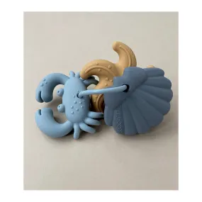 Tonk Mini Teethers 3 Pack - Blue multi mix