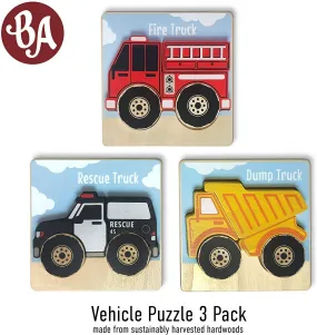 Truck Puzzles 3-Pack S5174