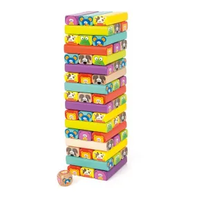 Wobbling Tower Animals Game