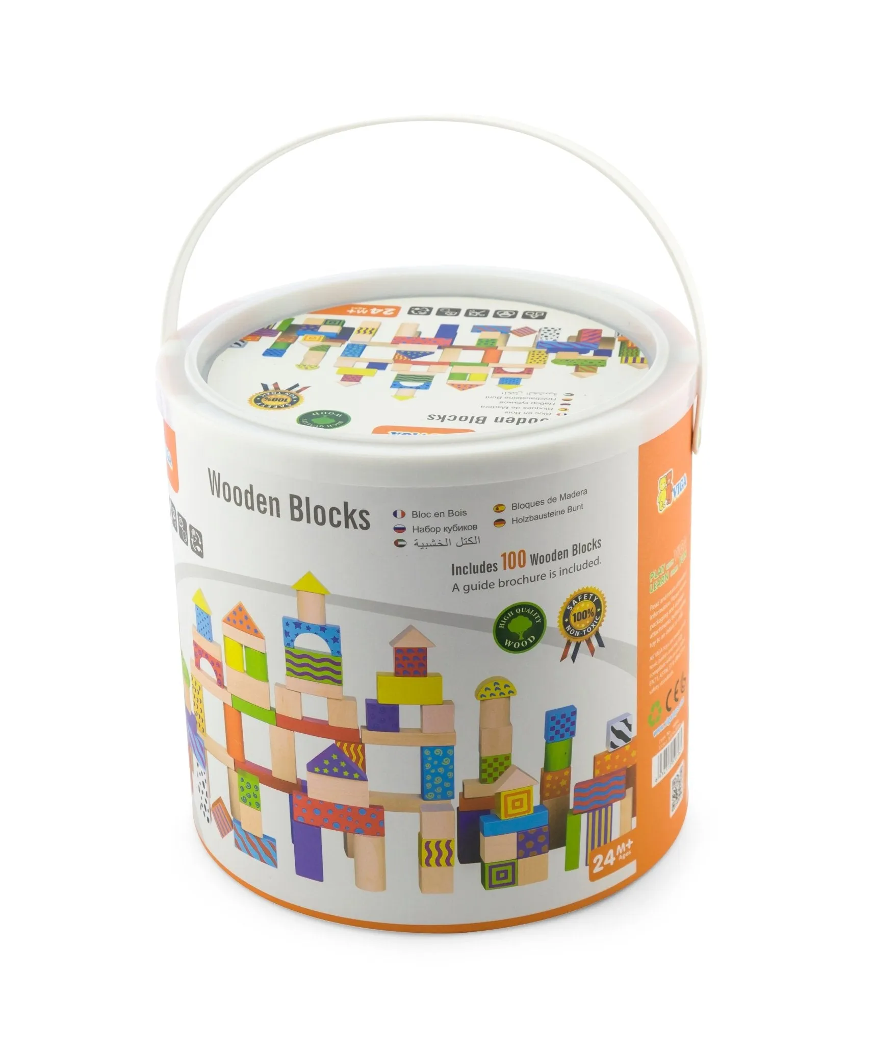 Wooden Blocks -100pcs