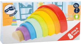 Wooden Building Blocks Large Rainbow