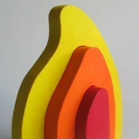 Wooden Fire Stacker Blocks