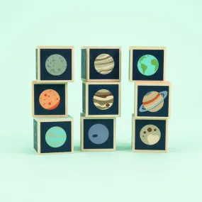 Wooden Planet Blocks
