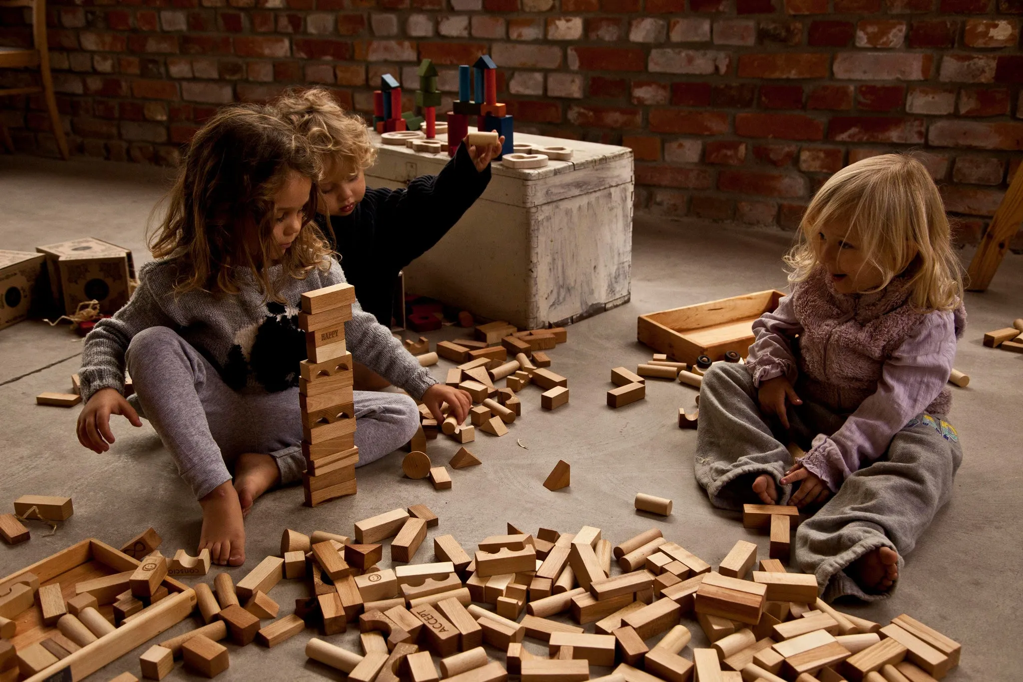 Wooden Story Natural XL Blocks - 63 Tray