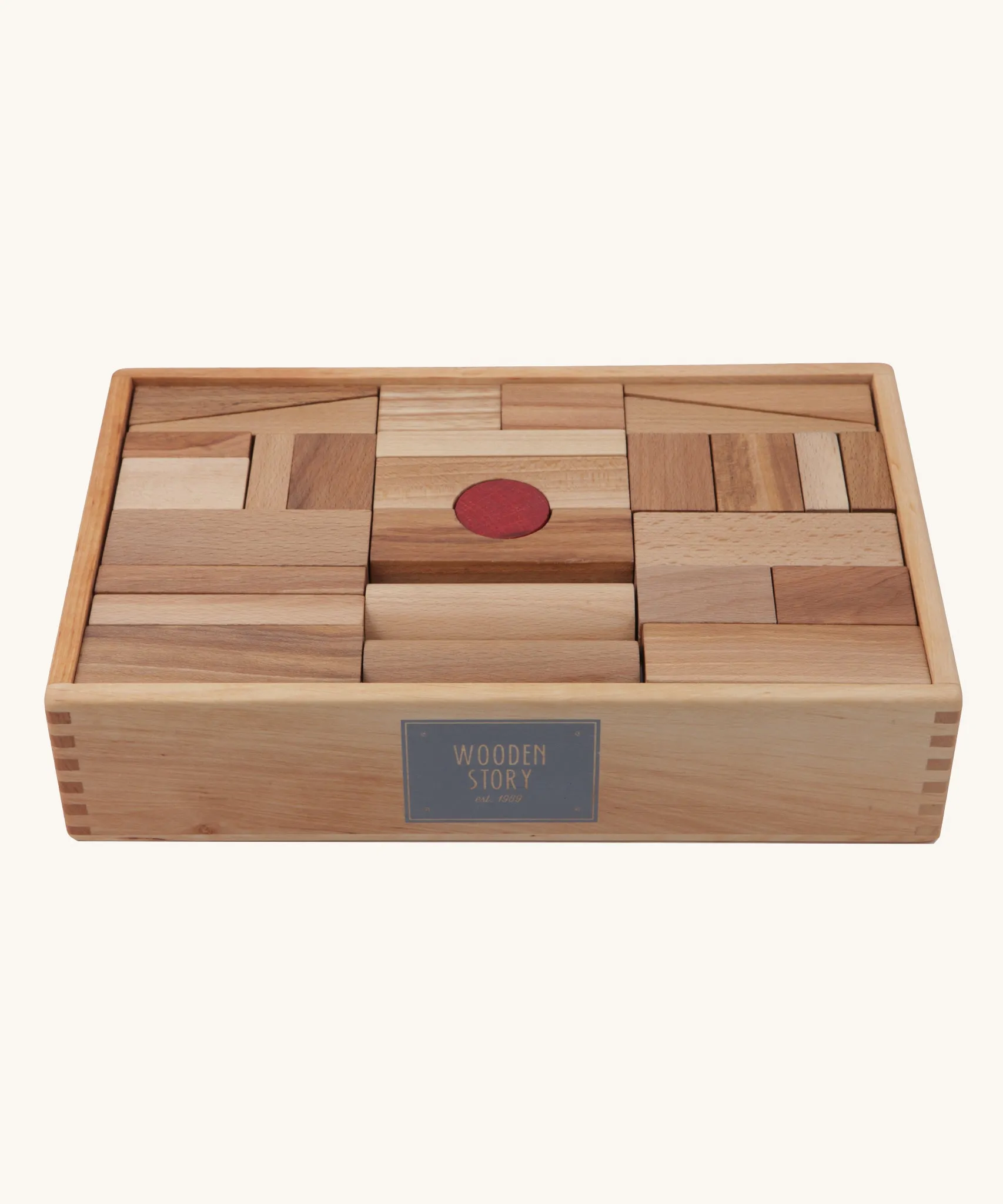 Wooden Story Natural XL Blocks - 63 Tray