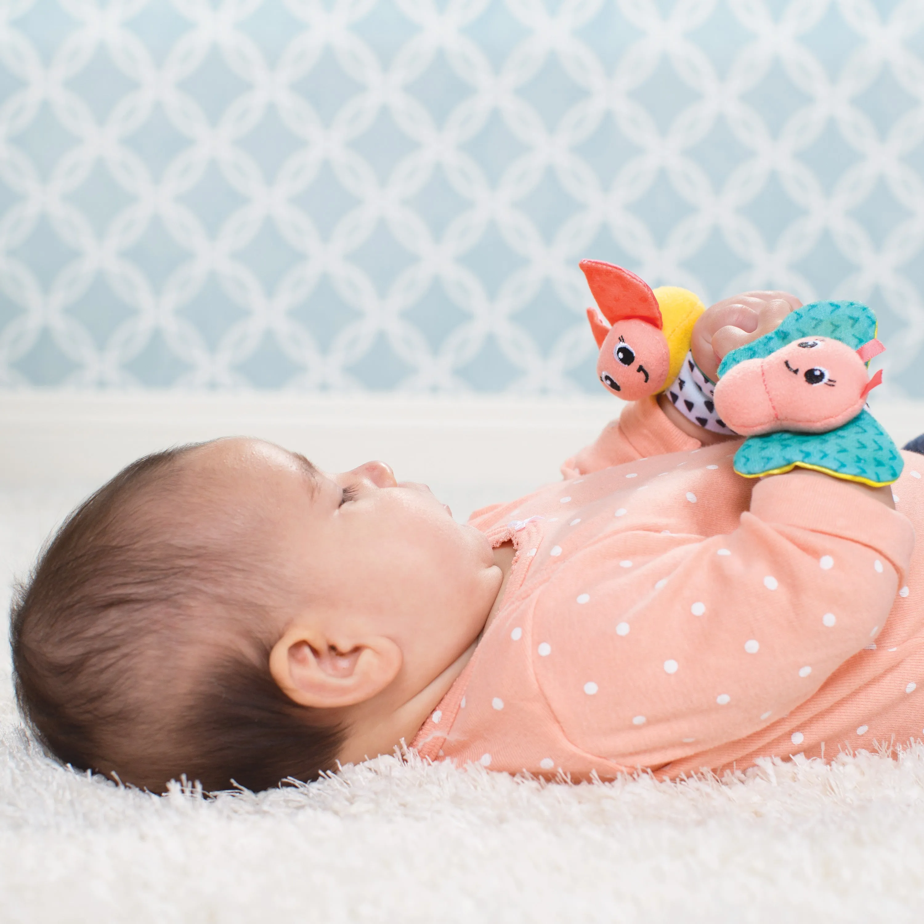 Wrist Rattles™ Butterfly & Lady Bug
